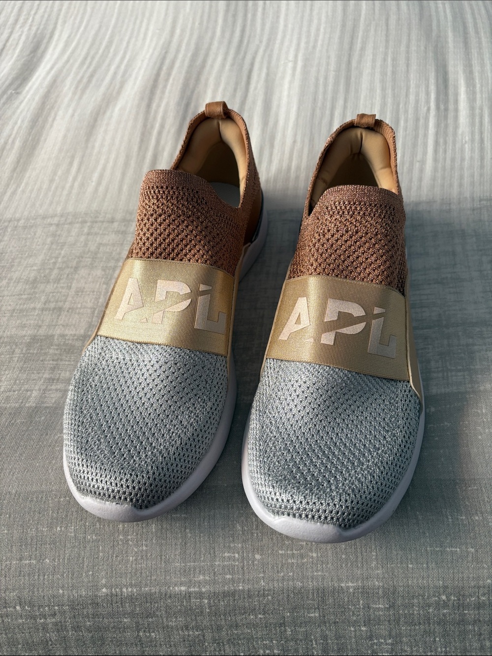 APL TechLoom Slip-On Sneakers in metallics
